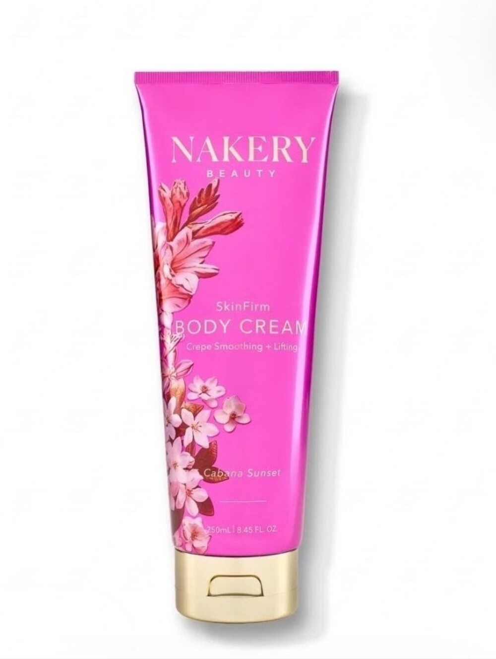 Nakery Beauty Skin Firm Body Cream Full Size Sealed In Pkg 8.45oz Cabana Sunset